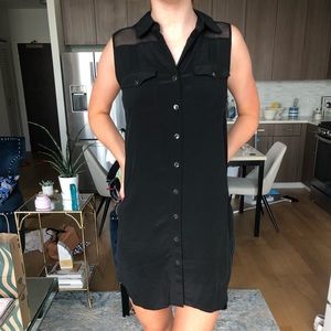 Club Monaco Black Sleeveless Dress